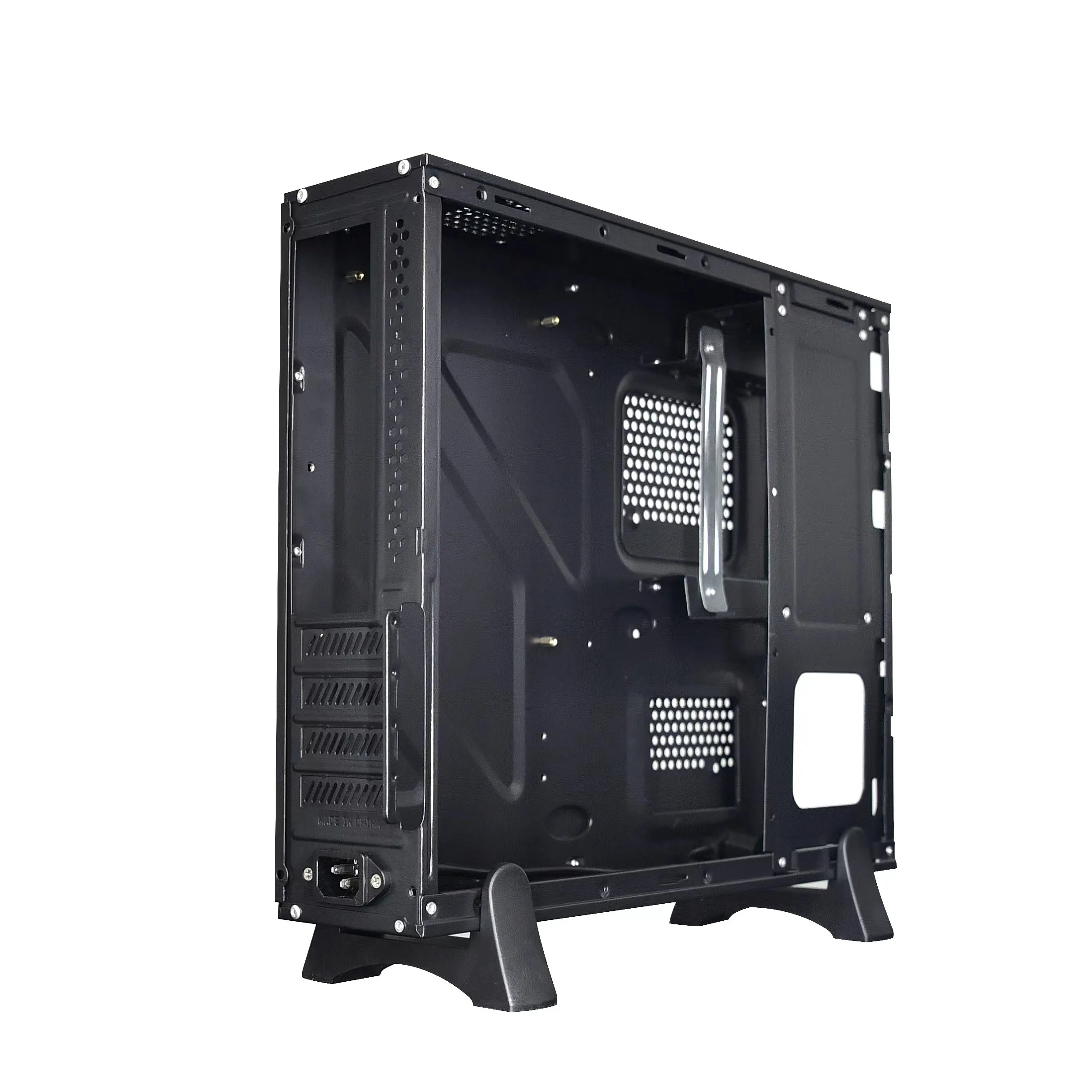 SFX Slim PC Tower Cabinet With PVC Stand Micro ATX ITX Case