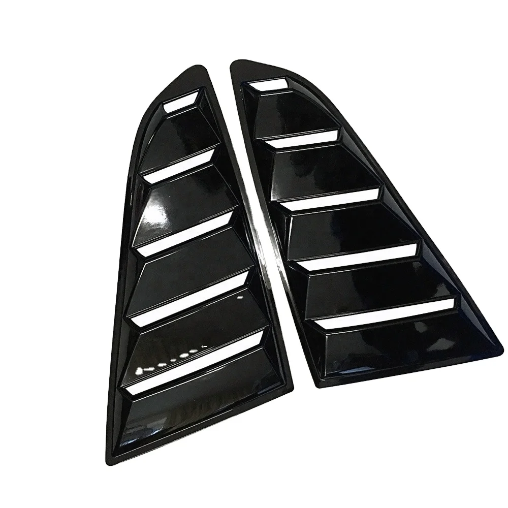 
Suitable for 2PCS / SET Ford Mustang 2015-2018 carbon fiber window shutter air outlet 