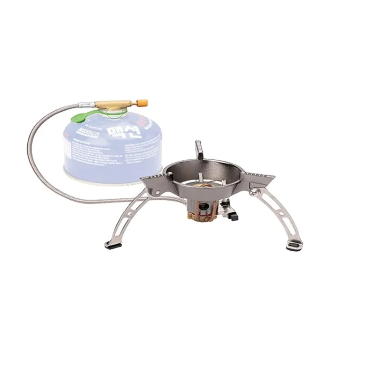 Уличная легкая ветрозащитная прочная Бутановая газовая мини-плита высокой мощности для пикника, Походов, Кемпинга