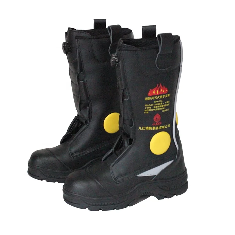 Professional Hot Sale Newest Design Fire Fighting Safety Boots For Fireman