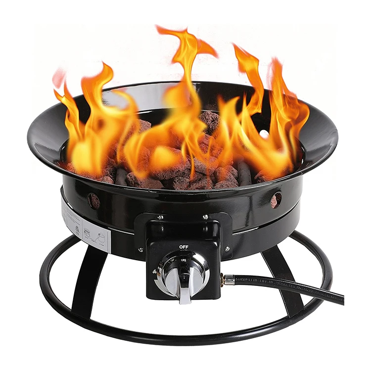 52000 BTU Approved Bronze Portable Gas Fire pit