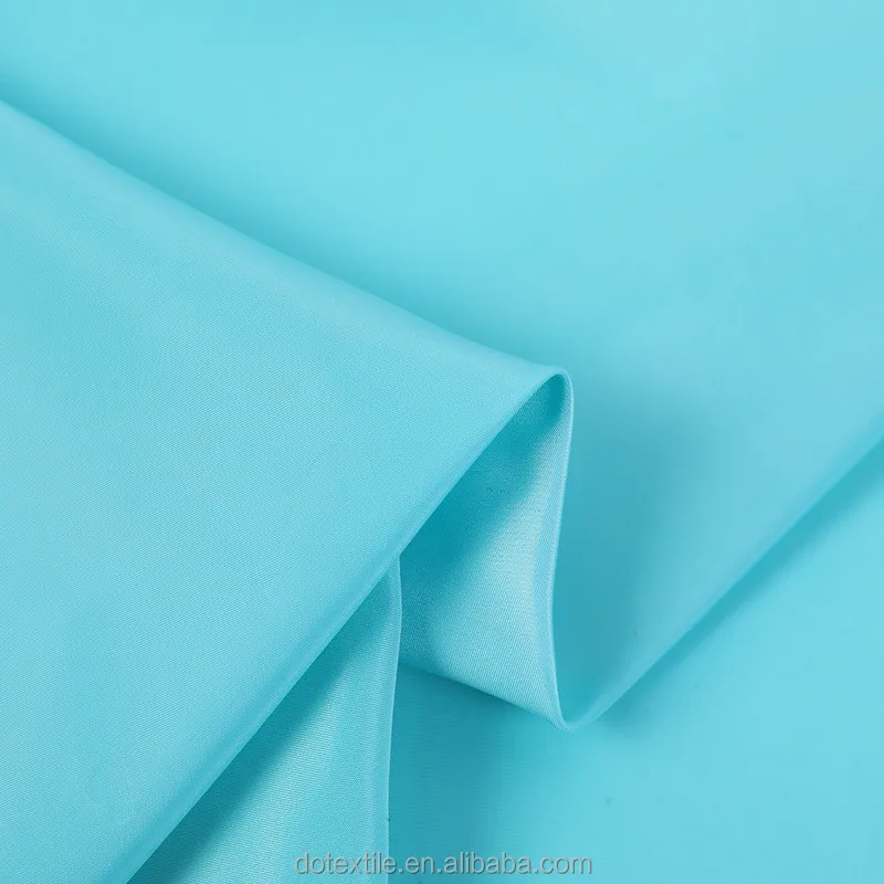 Factory direct plain woven solid dyed 75d 100% polyester imitation memory fabric Korea