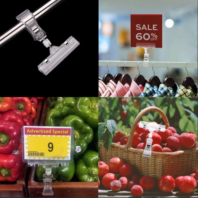 Display clips  poster clip advertising clip price label holder