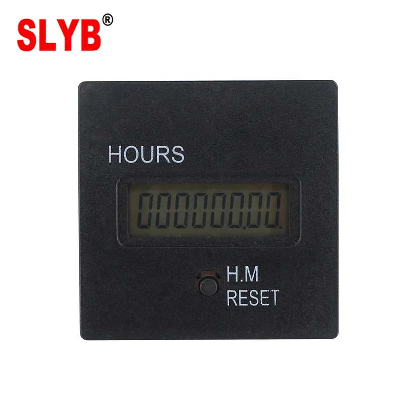  220V HM-1 Тип черный цифровой счетчик моточасов HM-1R можете
