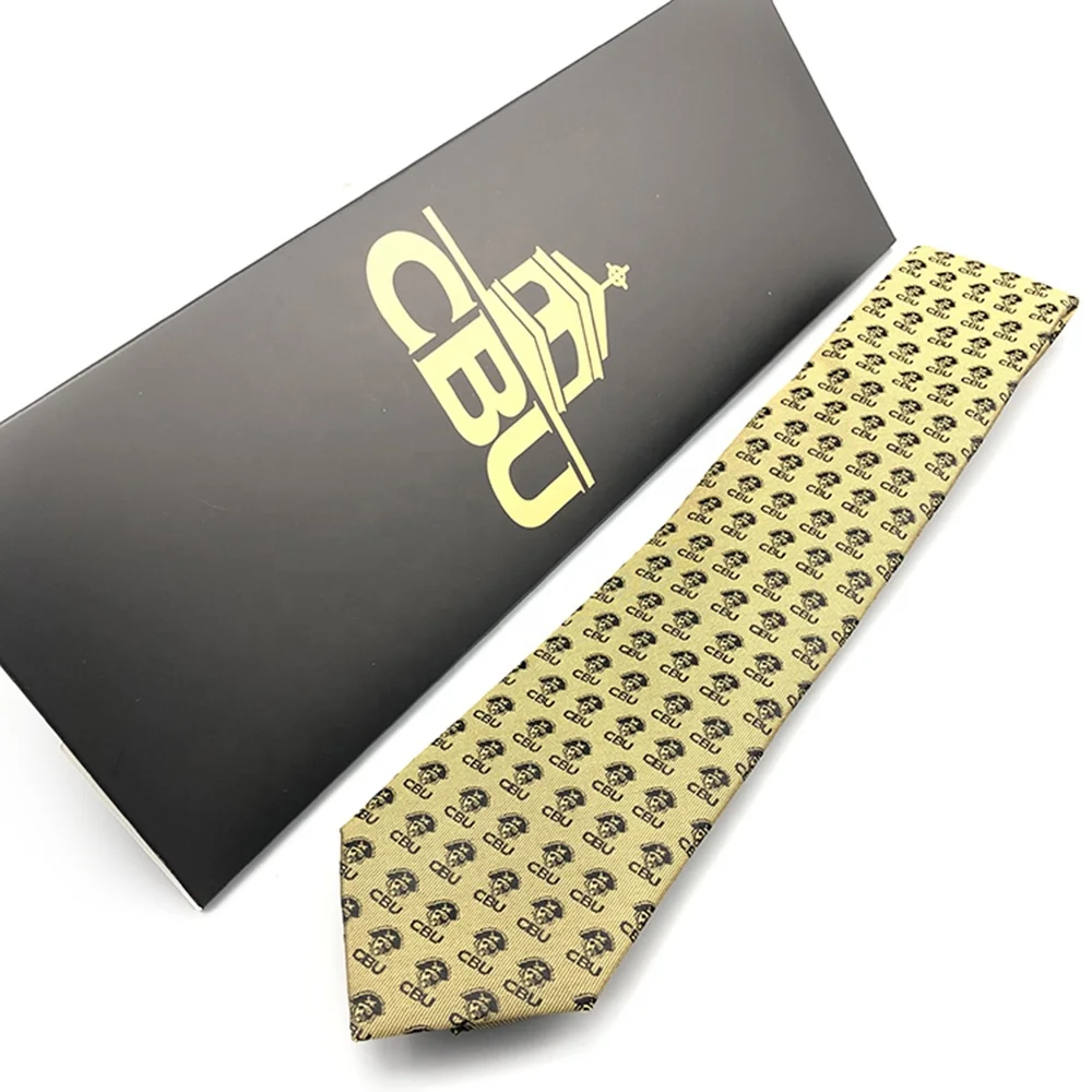 Пользовательские логотип жаккардовые Модные мужские 100% шелковые шейные галстуки с упаковкой конверта
