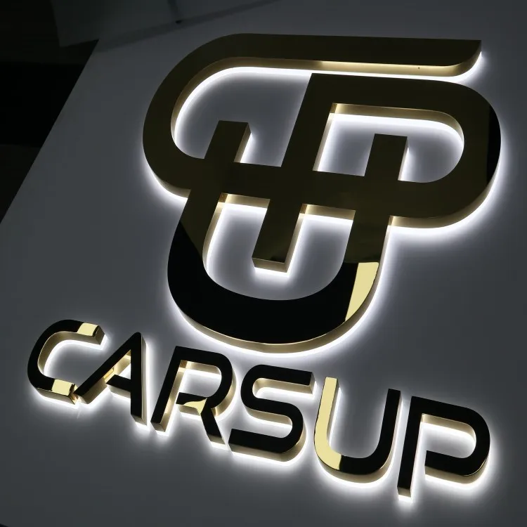business sign board led back light logo office commercial business reception led signs 3d signage backlit custom sign