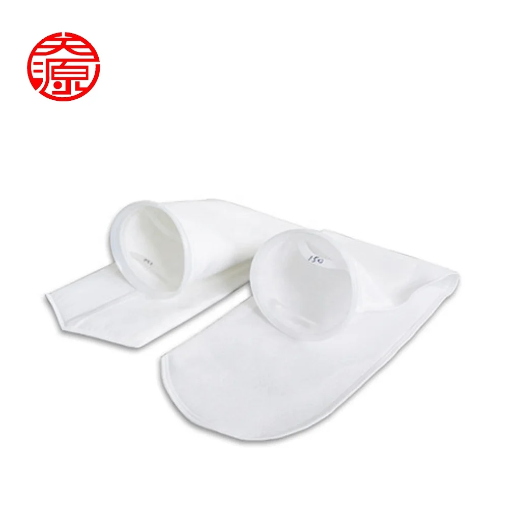 High Quality Filter Bags Plastic Ring Welded Polypropylene Liquid Water  PP/PE/Nylon Filter Bag