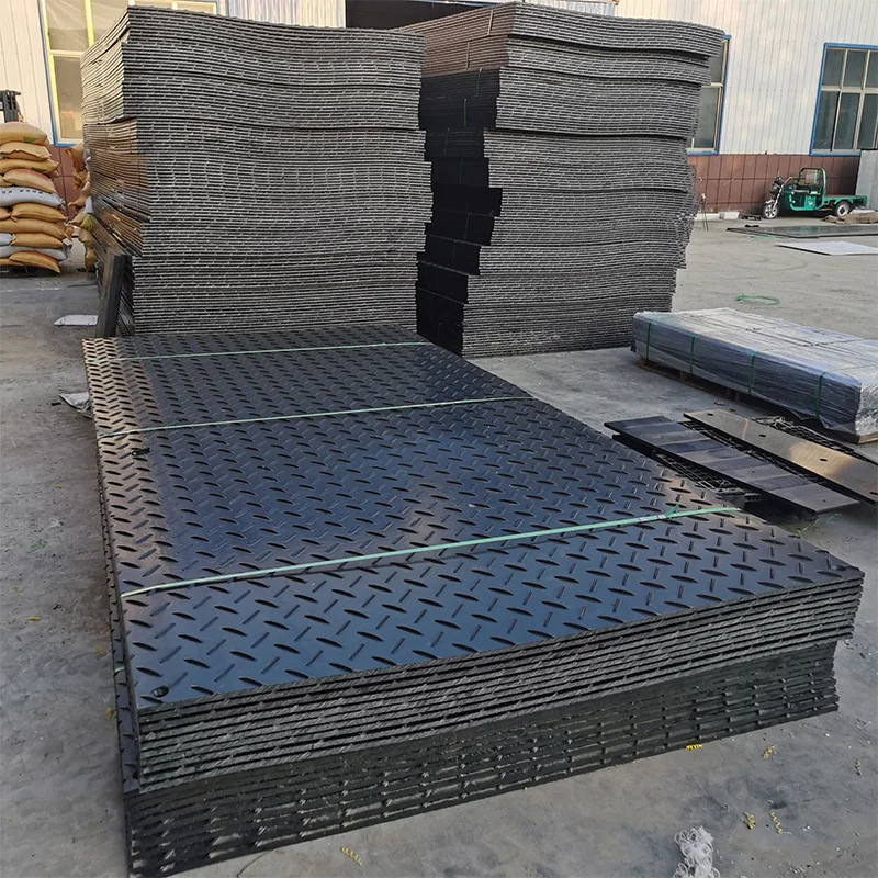 Анти-скольжения hdpe временные Мат покрытие для мокрой поверхности полиэтилена болото коврик дорожный