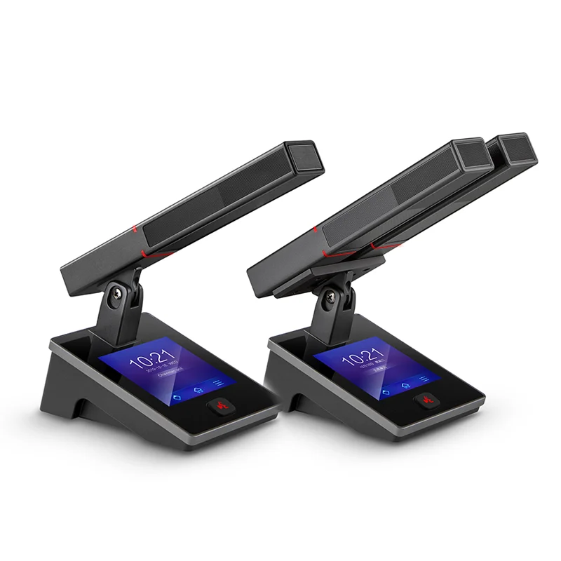 VCS-HR863V-CD Multi- Function Digital Network Audio Conference System Chairman Delegate unit Microphone with Touch Screen