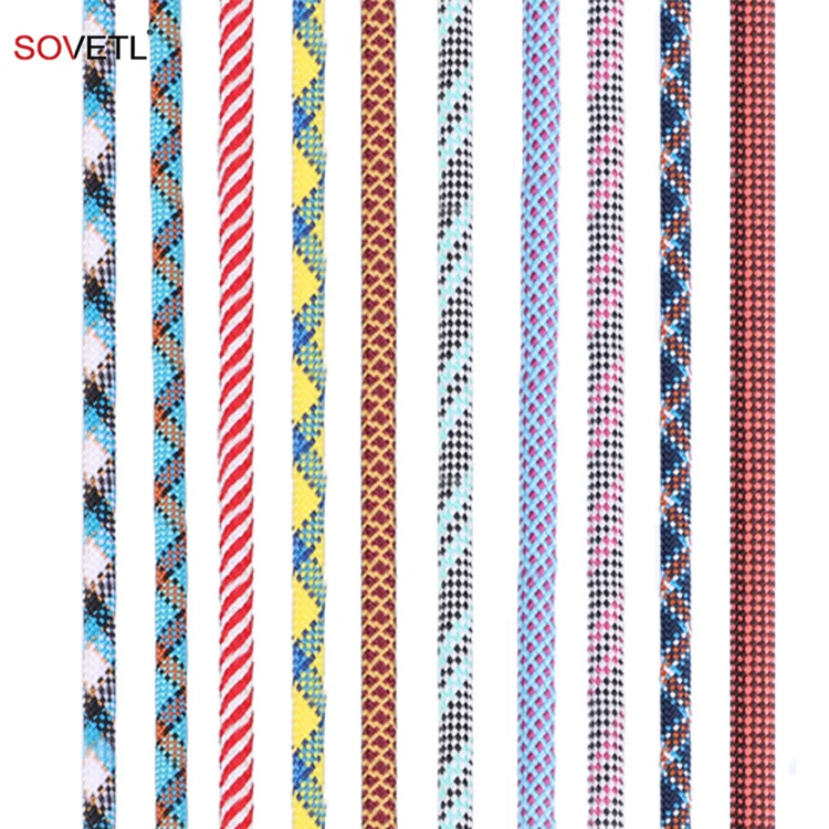 Customized Polyester/Nylon colored rope High quality braided rope