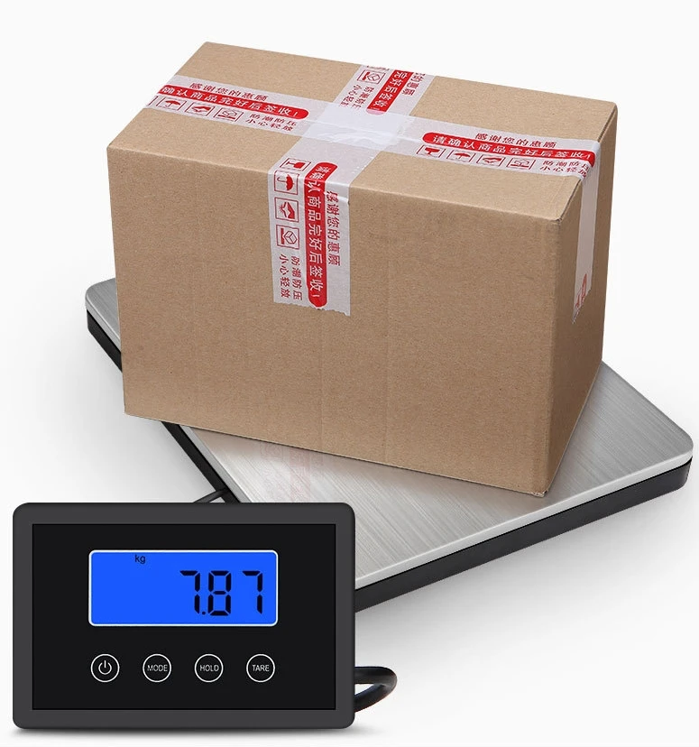 Wired stainless steel express  Postage parcel scale  Market vegetables fruit food luggage weight electronic scale