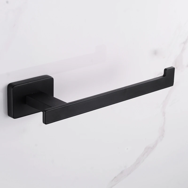 Solid 304 Stainless Steel holder Bathroom Accessory single bar rail metal towel rack