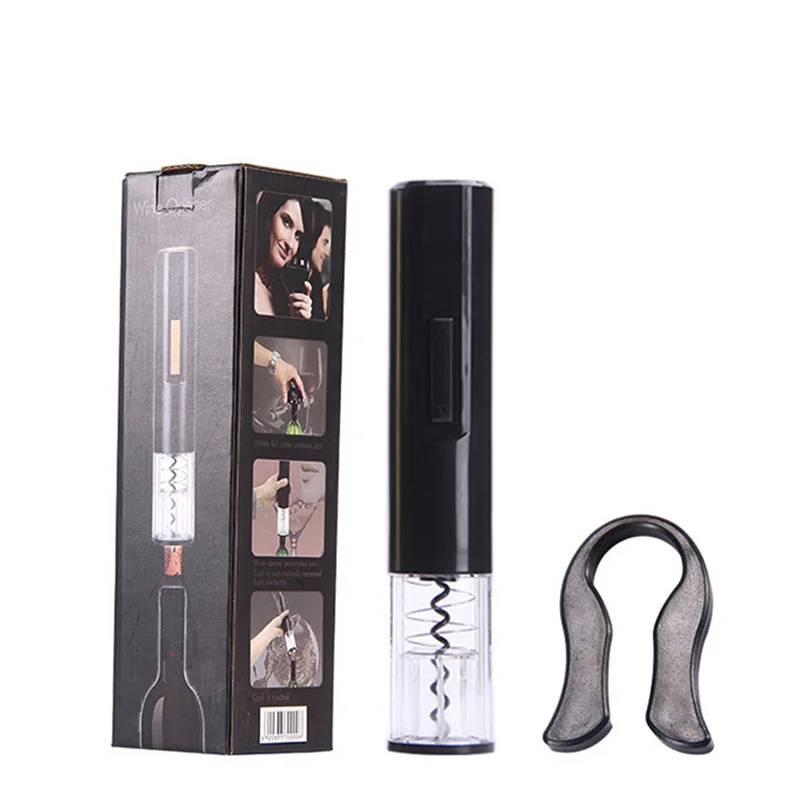 Electric Wine Bottle Opener Automatic Battery Powered Corkscrew with Tin Foil Cutter