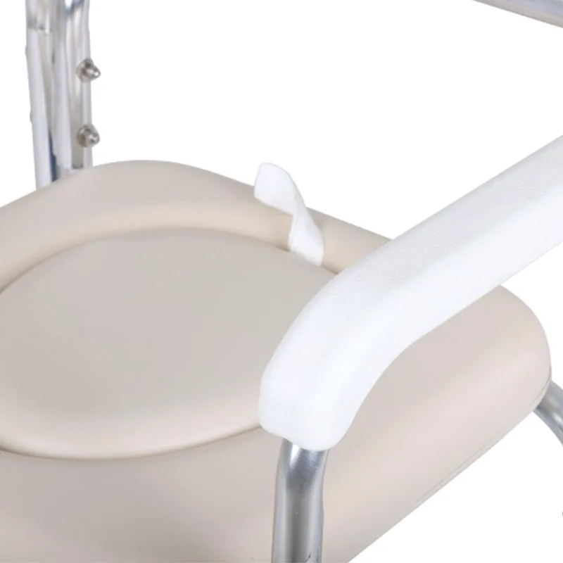 BeiQin7002B  Disabled bathroom shower commode hospital patient medical toilet chair with wheels