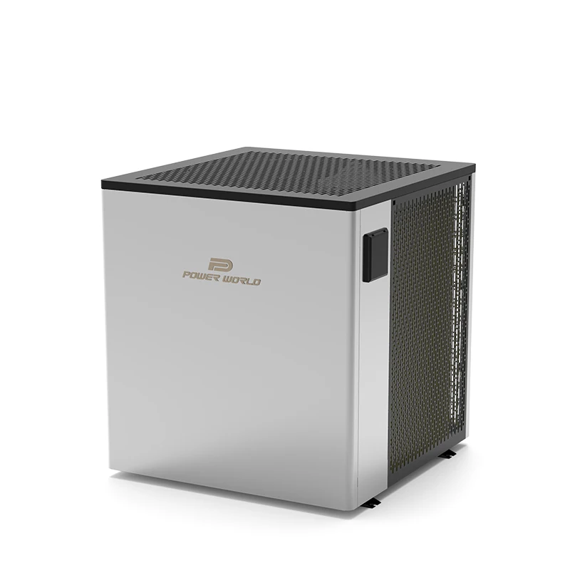 Stocking Piscinas Water Boiler Air Source Swimming Pool Hot Water Heat Pump Titanium in Metal Shell