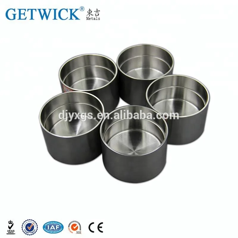 2022 Hot selling high purity High Temperature Resistance Gold Melting 1kg 2kg 3kg  Tantalum Crucible