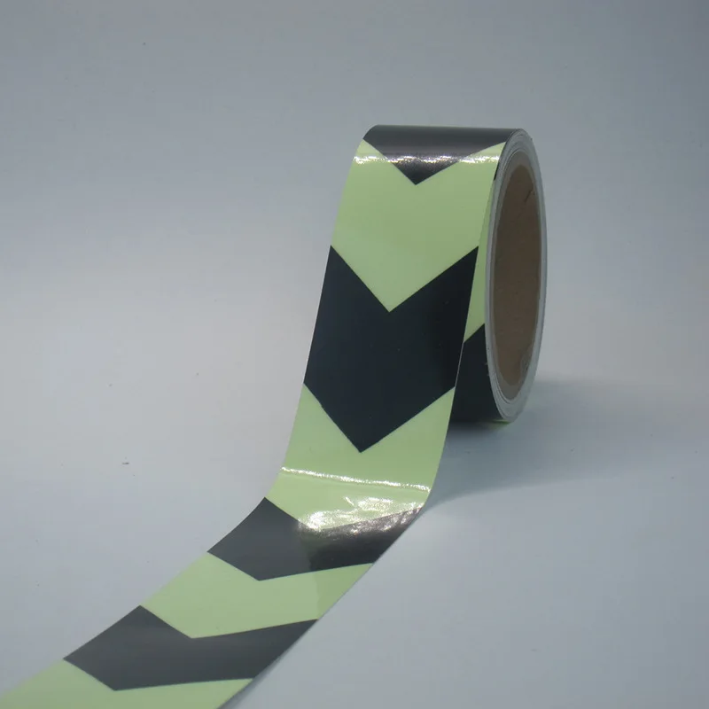 Printable Photo luminescent Tape Glow In Dark Film for Exit Signs Stairs Safety Tread Non Skid Tape
