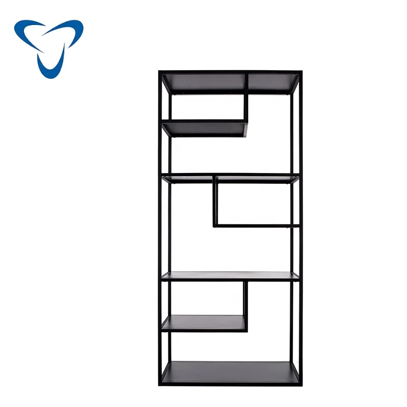 Office Metal Storage Cabinet Decor Books Filing Display Shelf Factory Low Price Furniture School Magazine Stand Steel Shelves