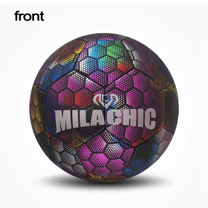 Professional customization of high-quality standard size 5 football PU machine sewing reflective football