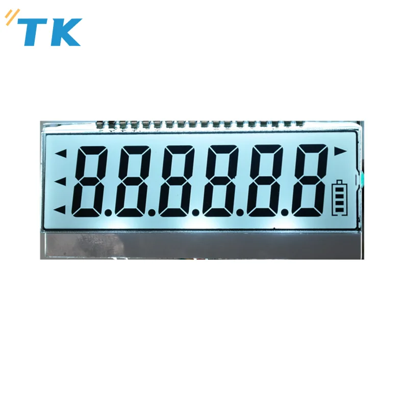 Simple small TN LCD display white screen backlight for lcd monochrome