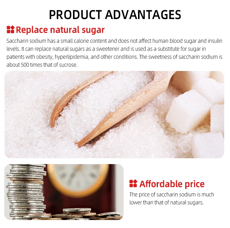 25Kg Bag Sodium Saccharin Powder Food Additives Sugar-Alternative
