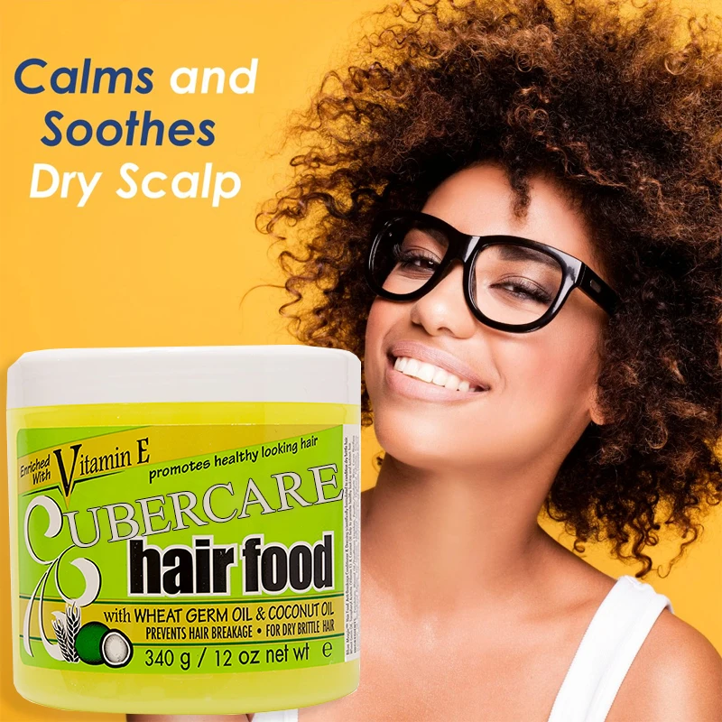 Wholesale Stock Wheat Germ Oil & Coconut Oil Prevents Hair Breakage Nourish Scalp Hair Conditioner for Dry, Brittle Hair