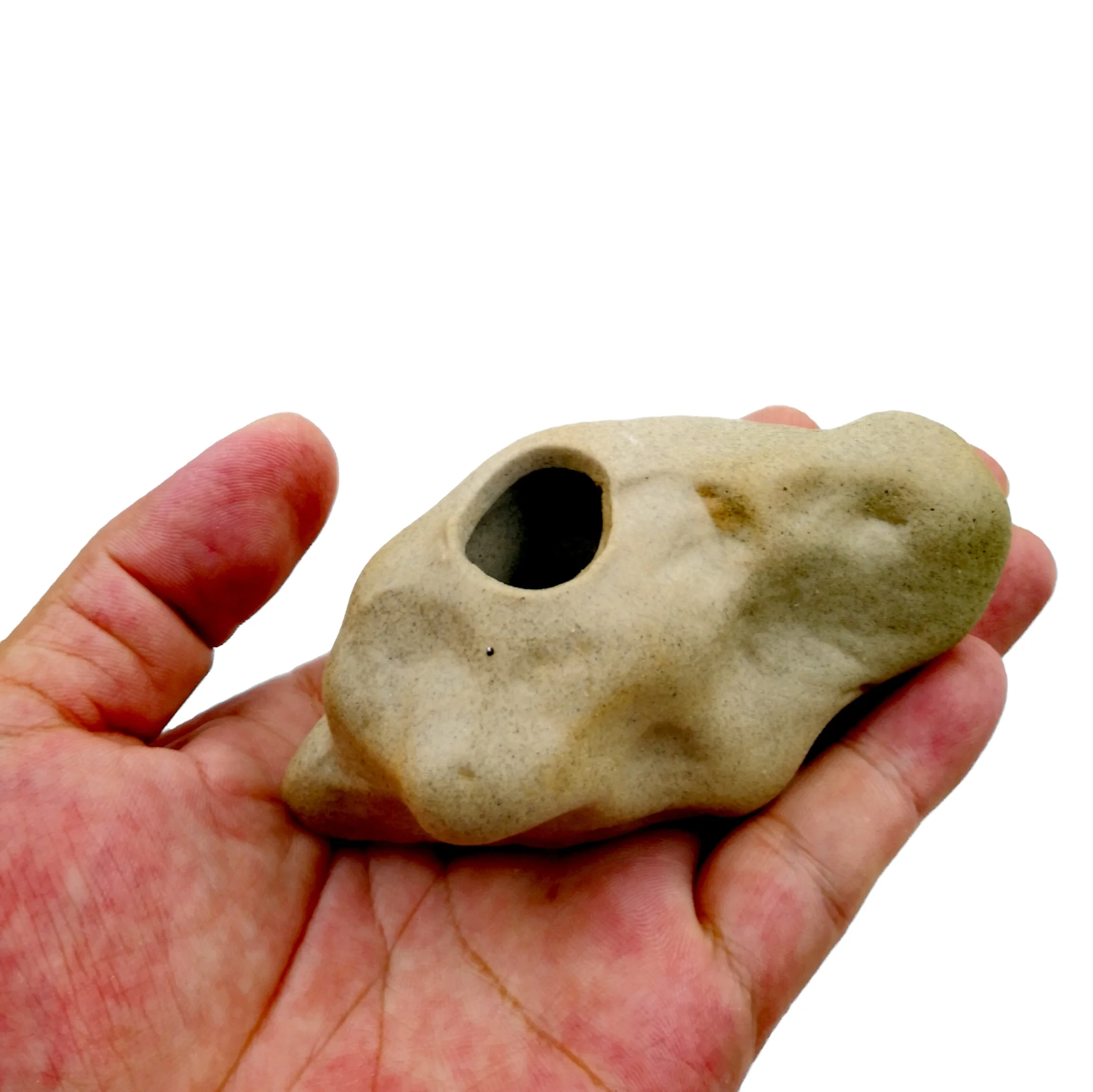 Ceramic Aquarium Decoration  Stone Glowing Comfortable Fish Tank Landscape Accessories Beta Fish to Rest Breed