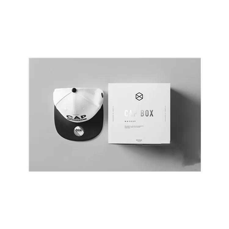 
Custom Designer Printed Paper Round Cardboard Square Packaging Boxes Snapback Nesting Hat Paper Decorative Box With Lids 