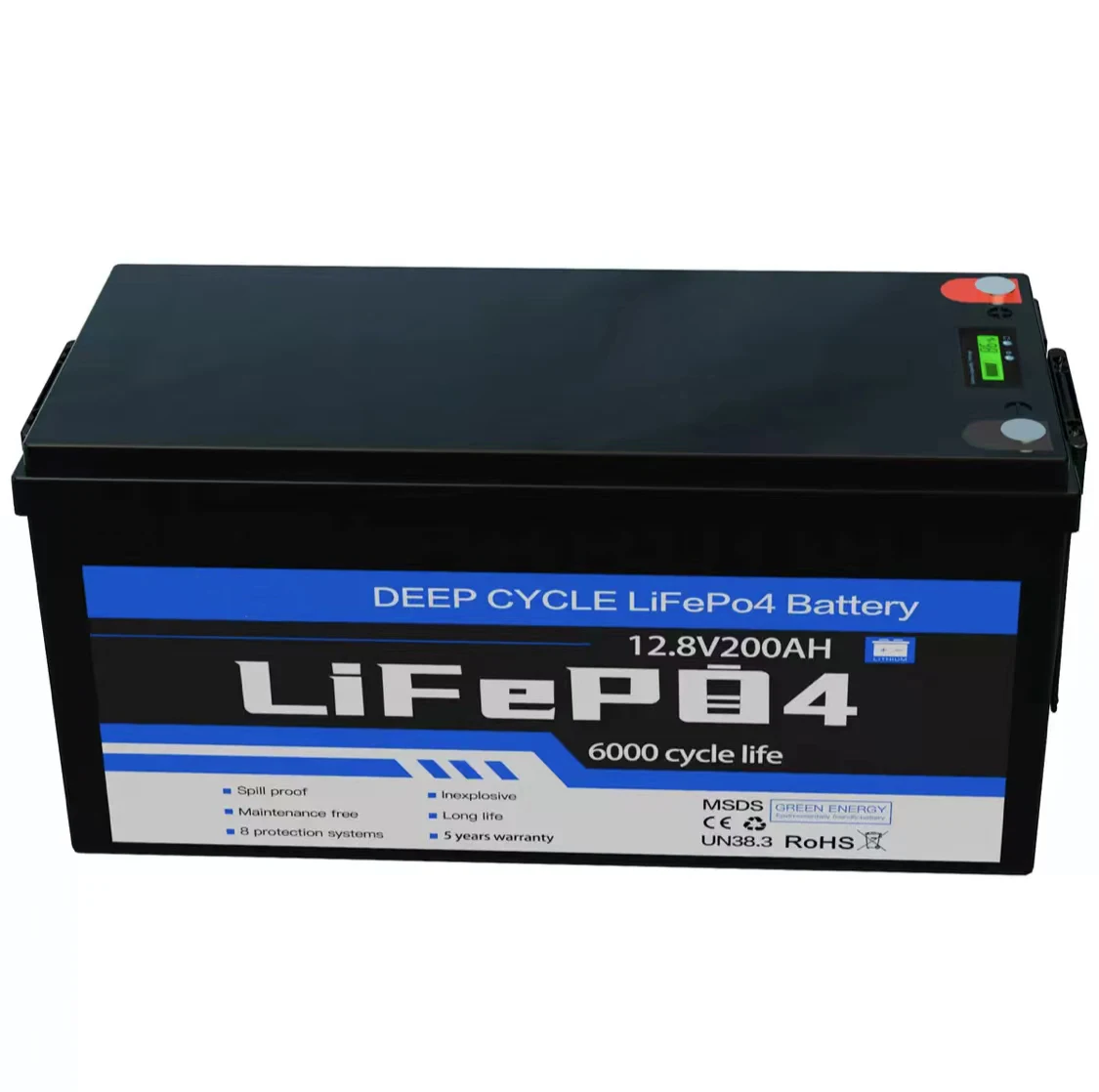 12. 8v300ah LIFEPO4 12 В 24 36 48 24Ah 36Ah 50Ah 60Ah 100Ah 150Ah 200Ah 300Ah литий-ионный аккумулятор