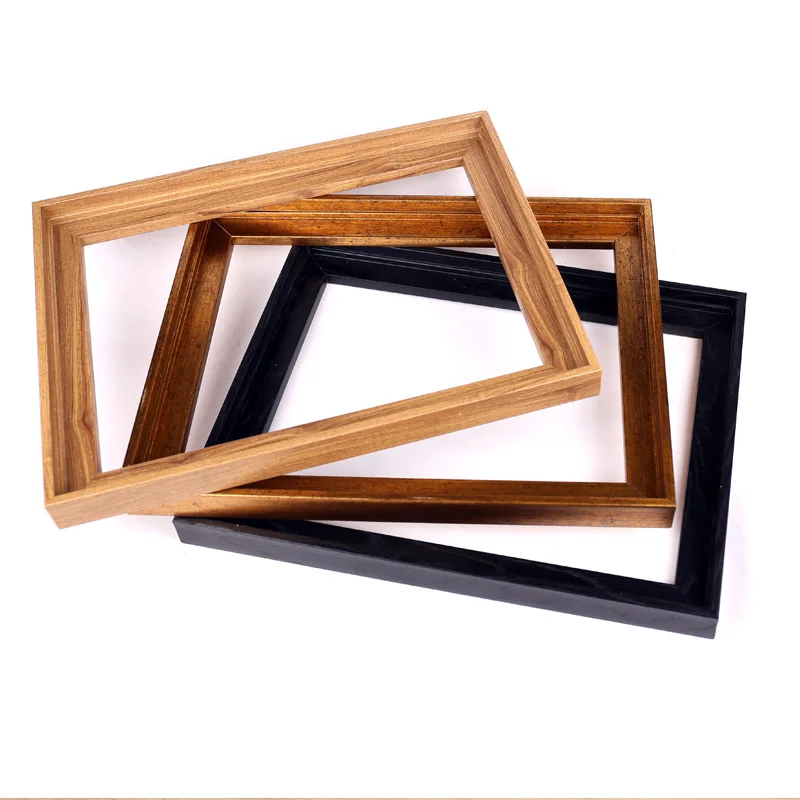 Wholesale Cheap Price Custom Size And Color Wooden Canvas Outer Frame