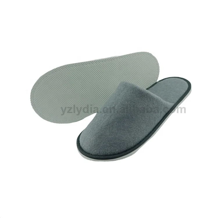 
Four Seasons Hotel Closed Toe Disposable Cotton Velour Slippers 