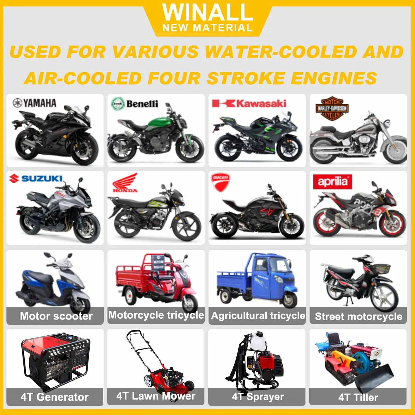 1L Motorcycle Motor Oil 4T SN 5w30 10W40  Fully Synthetic Motorcycle Lubricant Engine Oil