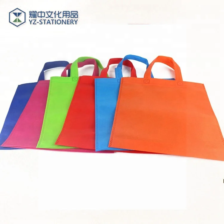 Cheap Price Promotional Customized Colors Eco Tote Non-Woven Shopping Bag, Recyclable PP Non Woven Bags