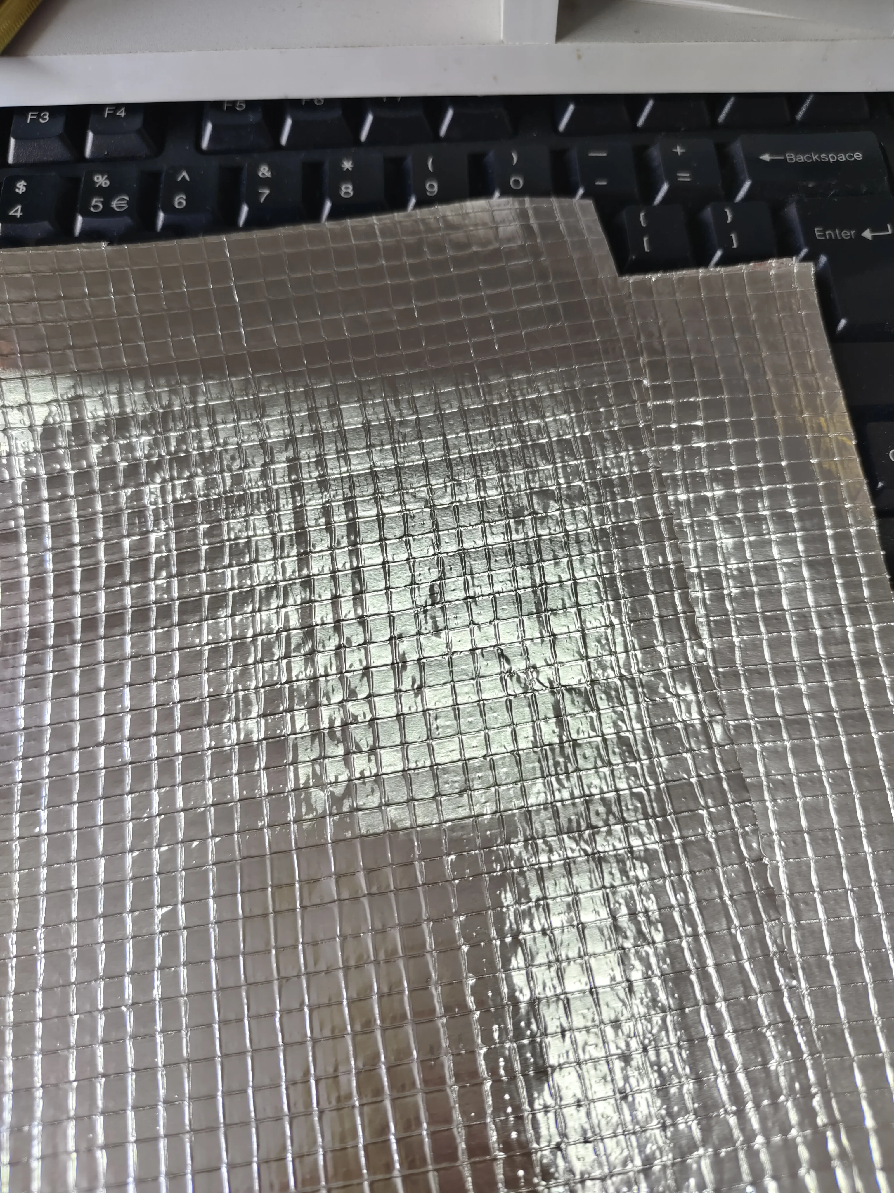 Fiberglass Cloth One Side Laminated Aluminum Foil for  Wall Roof Heat Insulation