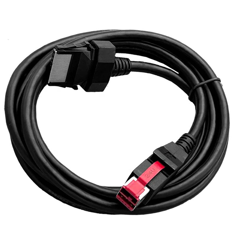 24V POWERED USB Cable to 8 Pin for scanners printer for pos system 40N4716 4610