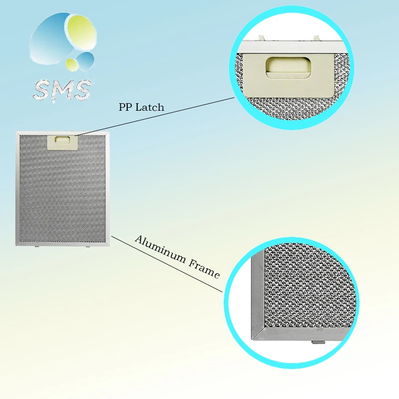 cooker hood filter wholesale roll aluminium grease range hood mesh filter
