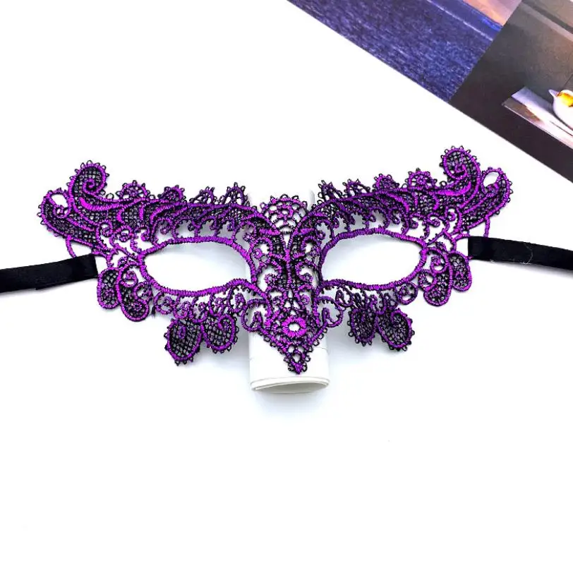 Metallic Lace Masquerade Masks for Women Party Sexy Eyemasks For Venetian Halloween Mardi Gras Cocktail