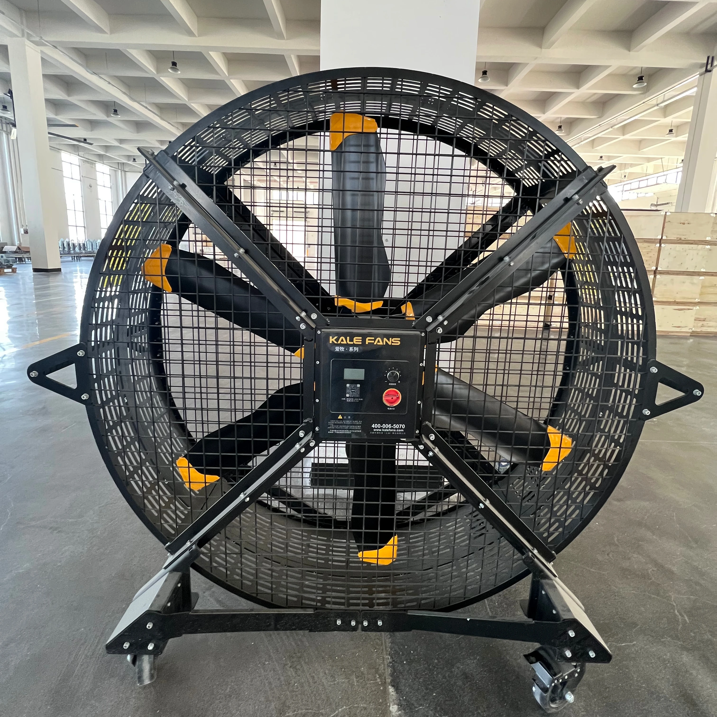 HVLS Waterproof 2m Industrial Ventilation Outdoor Portable Fan for Gym
