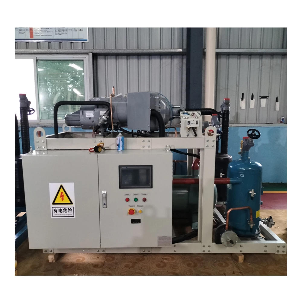 Refrigeration Unit for Walk in Cooler Resistance Compressor Unit 20p Screw Water-cooled Refrigeration Compressor 1/4 hp