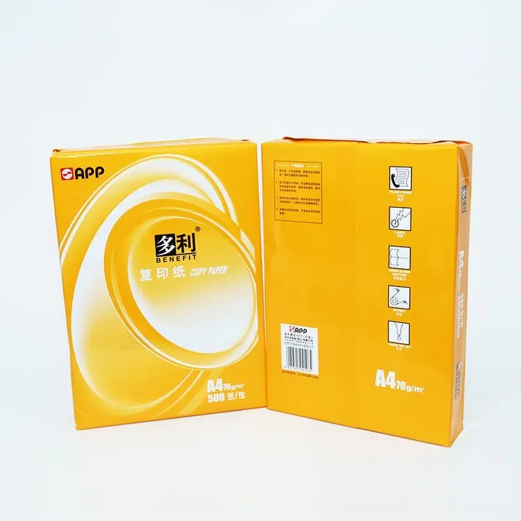 Factory Wholesale High Grade Lower price A4 Copy Paper 80 GSM 70 75 80GSM China A4 Paper Office Paper