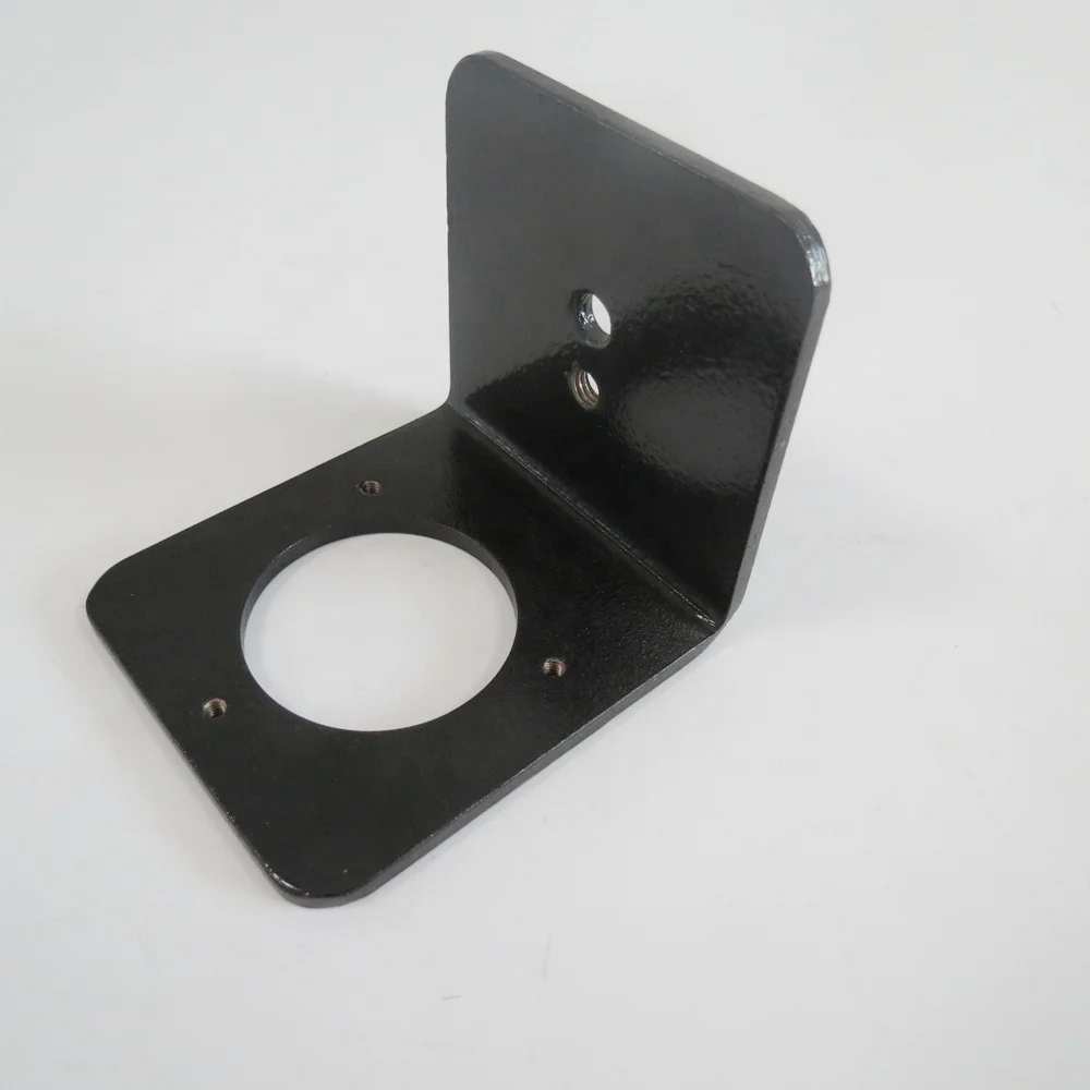 Custom Fabrication Fixing Plate Corner Brace L Shape Metal Angle Joint Bracket for Fitness Equipment