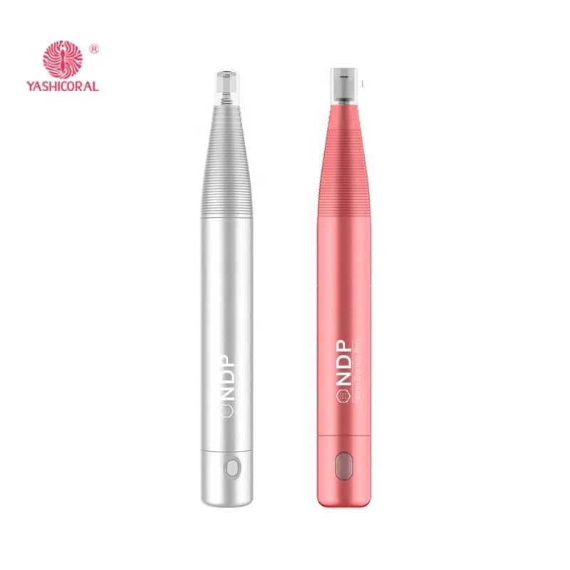 Electric MTS Nano Microneedling Cartridge Skin Micro Meso Infusion Machine 0.1 0.15mm Silicon Needle Hyaluron BBGlow Derma Pen