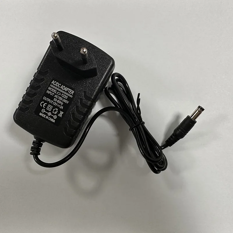 LED adapter 220V to DC12V, plastic shell 5V power supply 24V plug converter 2A