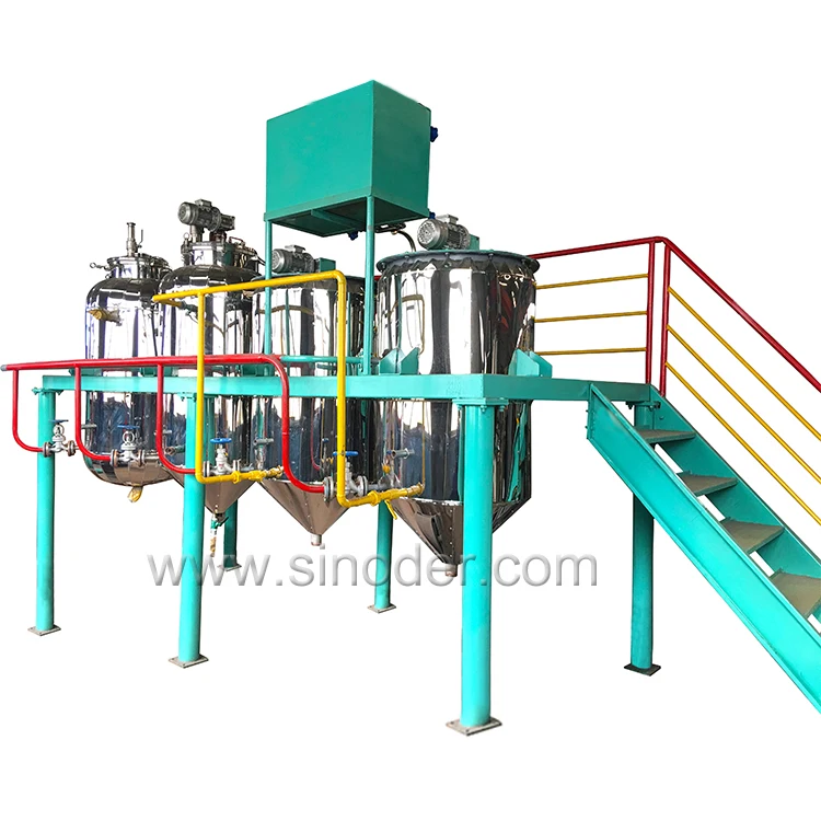 soybean oil refinery plant customized edible oil vegetable oil refinery machine