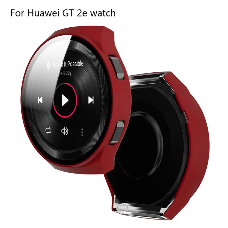  BOORUI впрыска масла закаленное стекло часы чехол для Huawei Часы GT2e ПК экрана с высоким разрешением Смарт-часы
