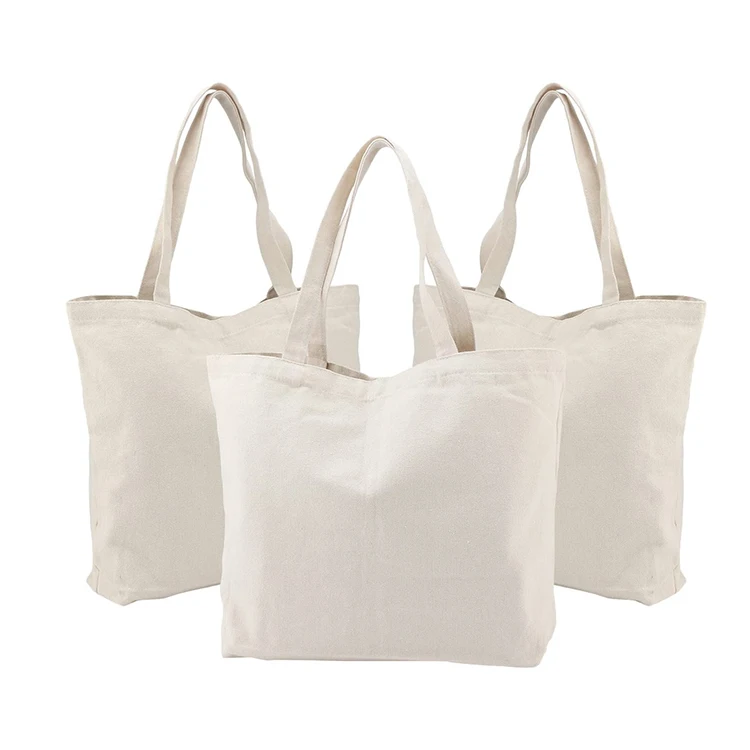 Custom Logo Oversize Women Large Weekend Canvas Cotton Shopping Tote Bag Women Fashion Black Logo Canvas Bag