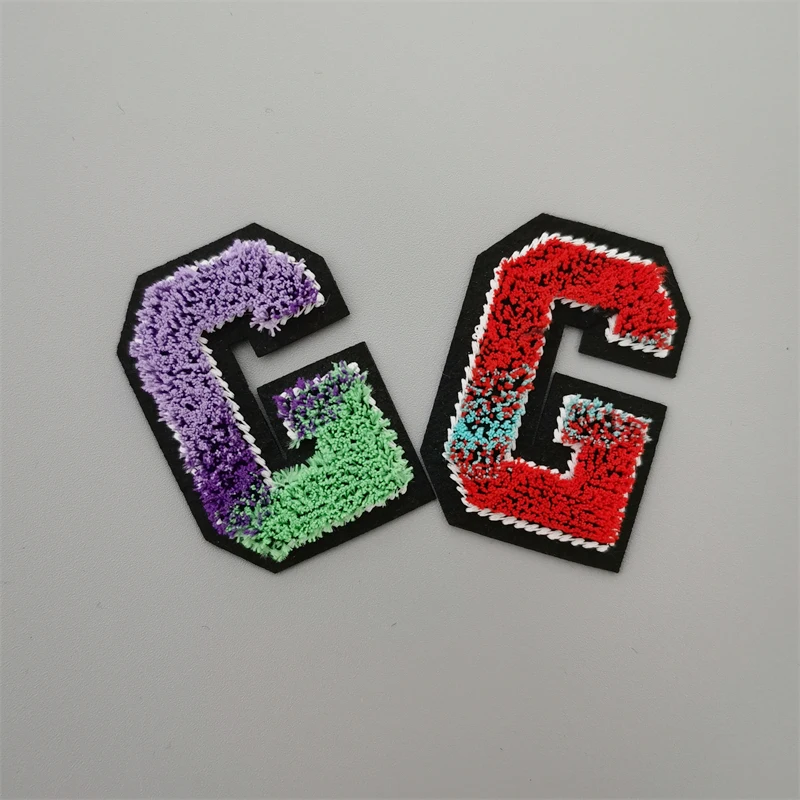 Chinese  whole sales hot sales  Cheap Price Toothbrush embroidery patches clothing patch design letter patches