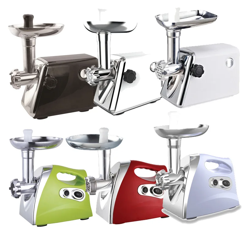 Чистая Медь 1000 Вт высококачественные кухонные приборы Медный двигатель электрическая мясорубка с низким уровнем шума