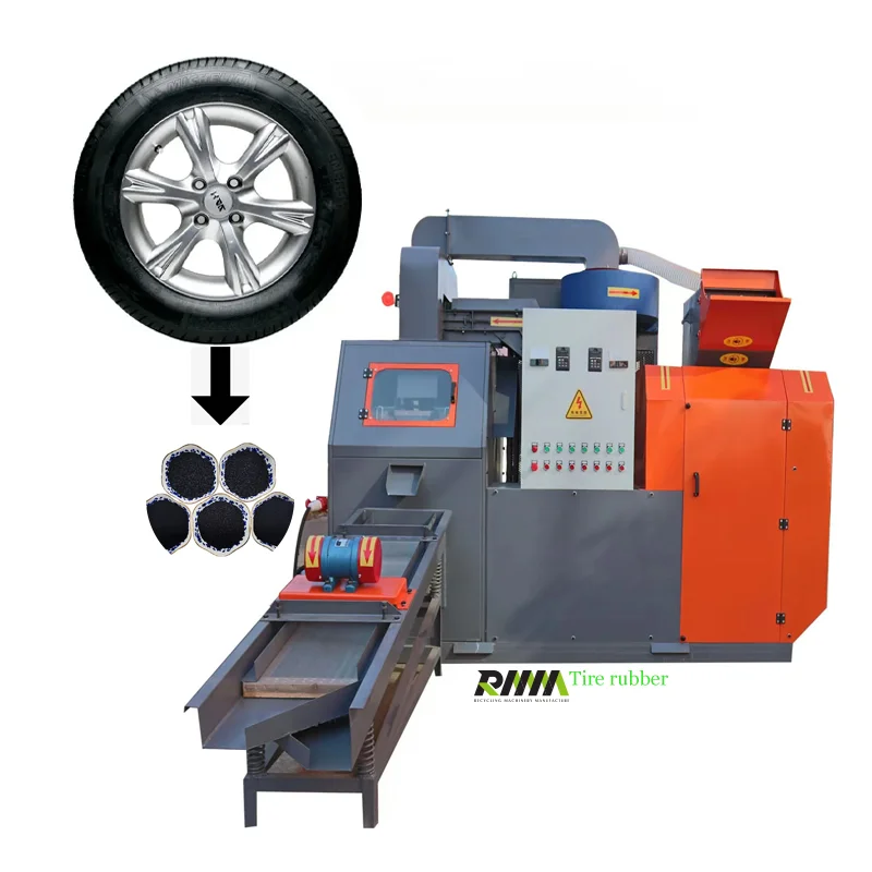 Rubber Powder Production Line In Poland/Low Price Tire Recycling Equipment