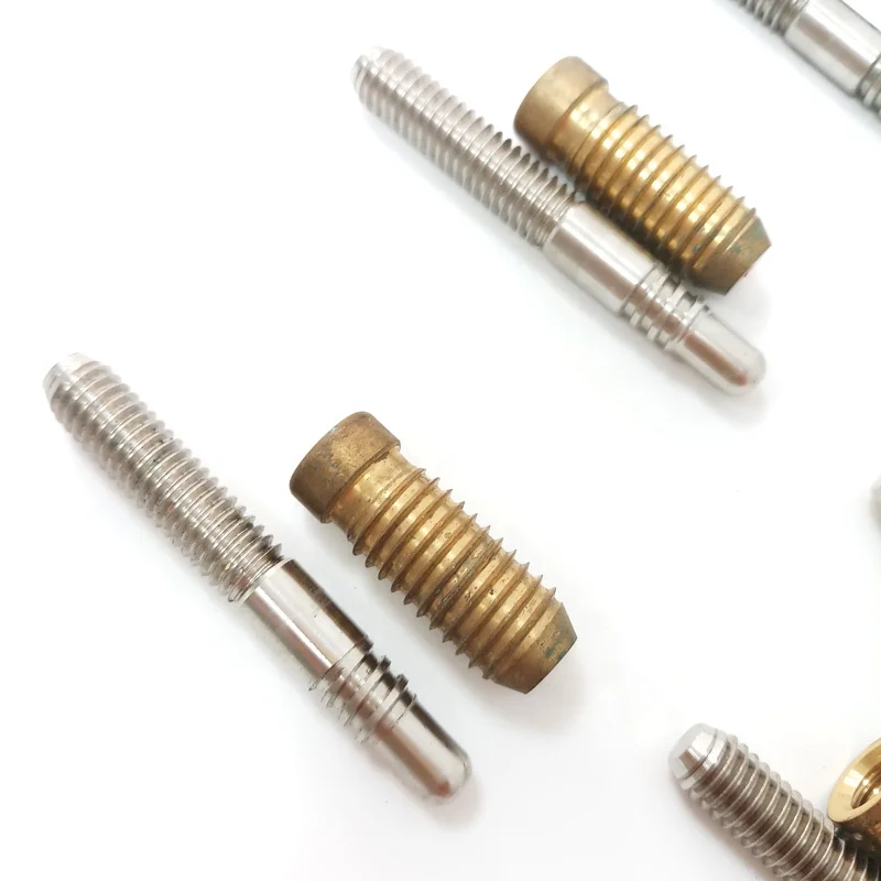 xmlivet Domestic Uni-Loc joint with brass screw cap radial pin joint for carom cue billiard pool cue wholesales 3/8x10 joint
